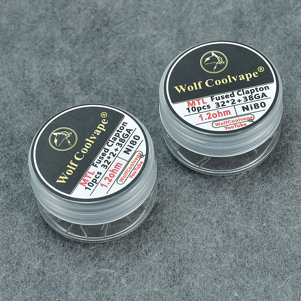 Wolfcoolvape Tiền Xây Dựng Làm - đánh giá và giá Clapton Wire Pre Built