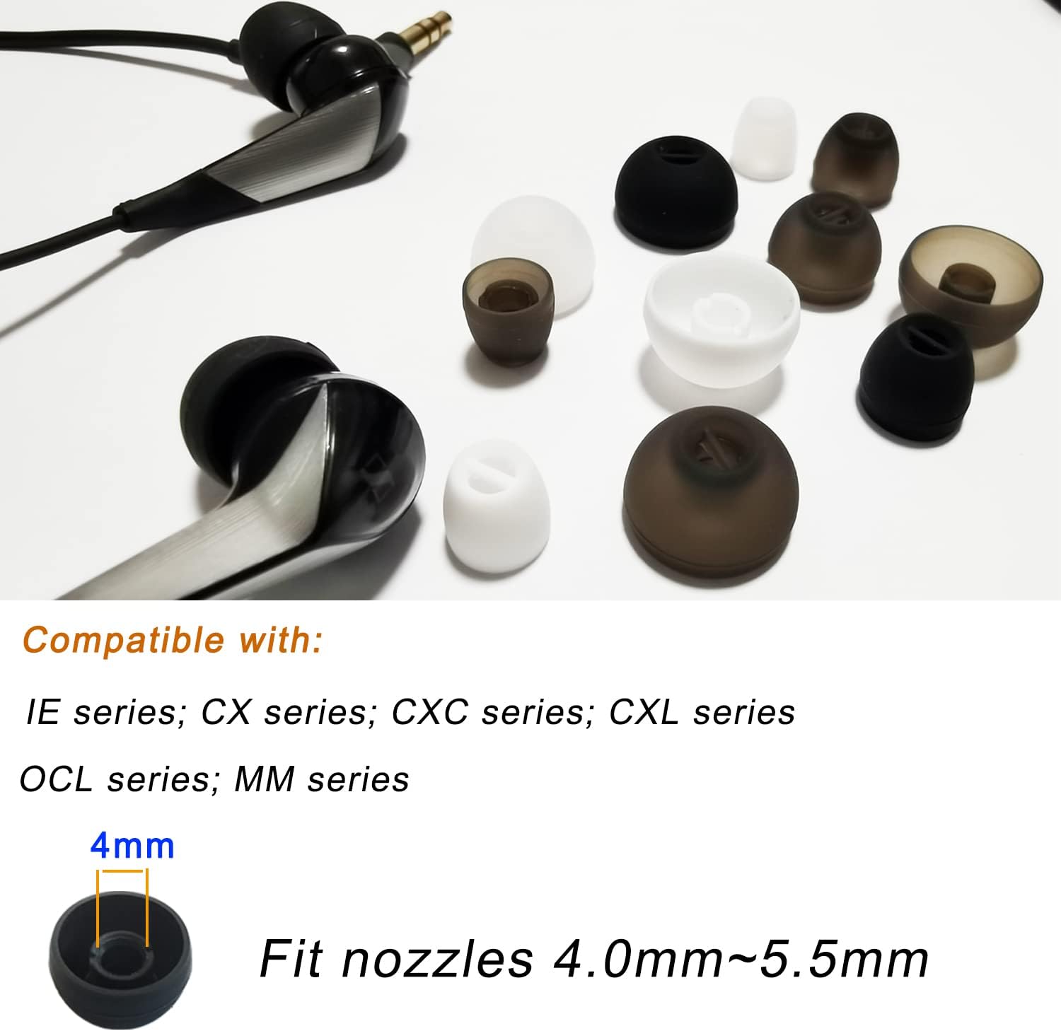 8 Pcs For Sennheiser CX Plus/M - đánh giá và giá Sennheiser Headphone Momentum 4