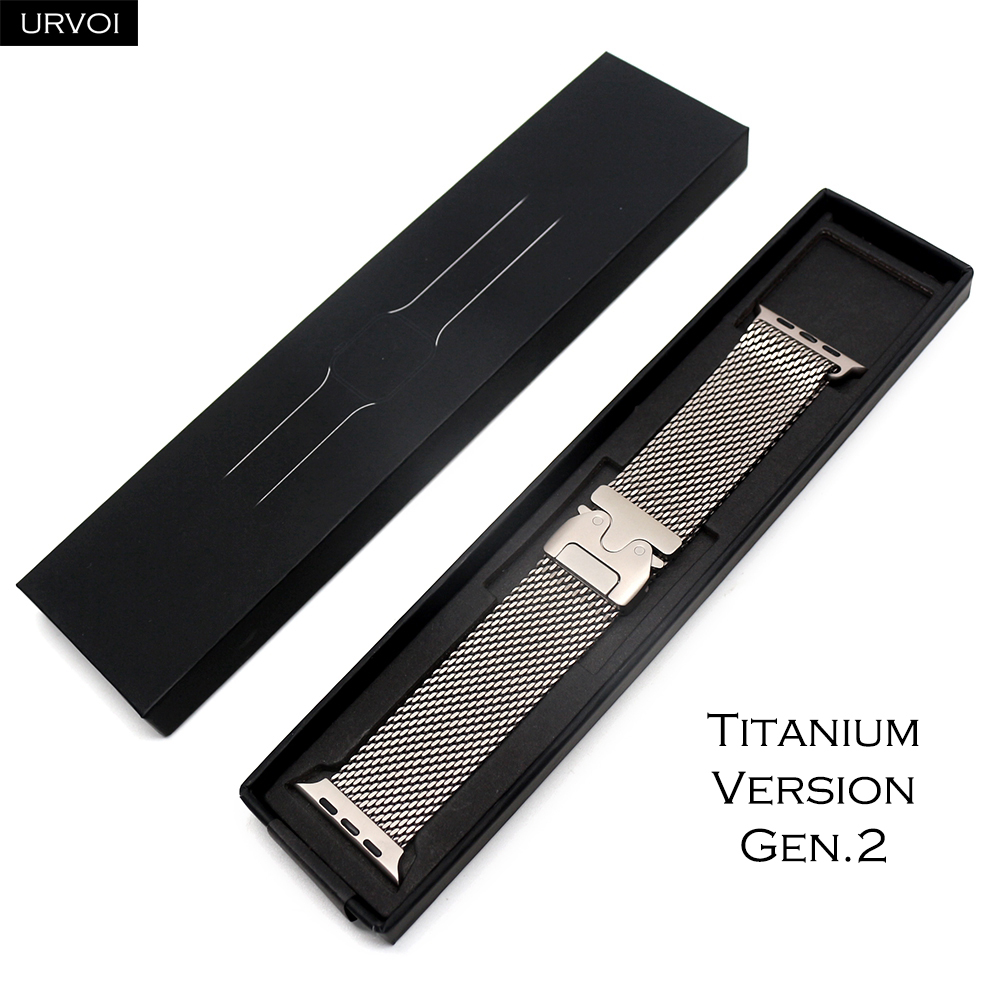 URVOI Titanium Milanese Loop f - đánh giá và giá Mesh Coil Strip