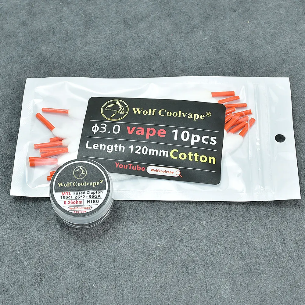 Wolfcoolvape NI80 Pre-Built He - đánh giá và giá Clapton Wire Pre Built